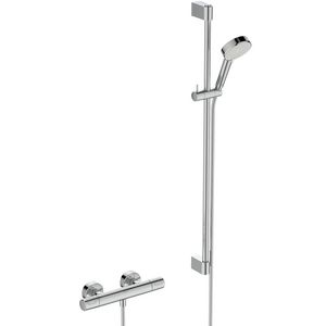 Douchethermostaatset CERATHERM T25N chroom + glijstang 900mm 8l/min. 150mm incl. s-koppeling