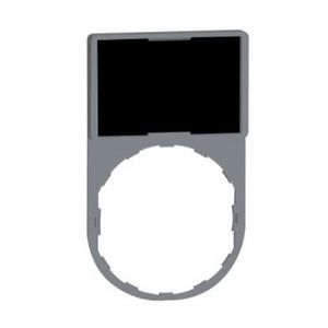 legend holder 30x50mm blank legend color plated grey VVE=10