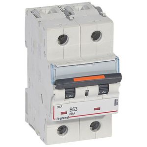Installatieautomaat 2-polig B-karakteristiek 63A 25kA DX³ DIN