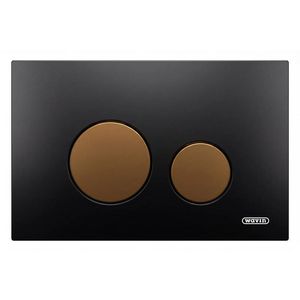 Bedieningsplaat Core WC Mat Zwart/Koper LaLinea
