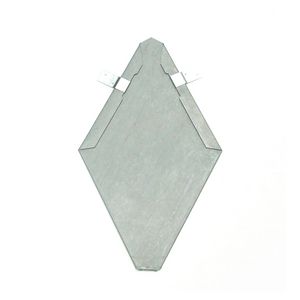 RHEINZINK PreP blue-grey Losange ruit 200 168x309mm