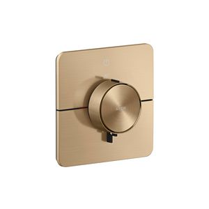 Thermafbouwdeel 1F SoftSquare Brushed Bronze ShowerSelect ID