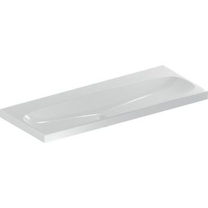 Acanto wastafel 120x48,2cm zonder kraangat zonder overloop wit