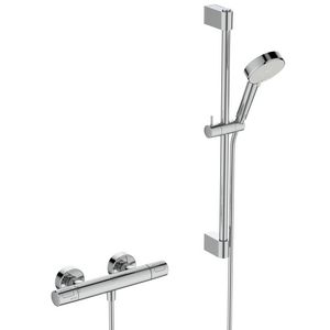 Douchethermostaatset CERATHERM T25N Precitherm+ chroom + glijstang 600mm 6l/min. 150mm incl. s-koppeling