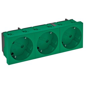 Contactdoos 3-vdg 33gr 250V 10/16A carbonaat 6120127