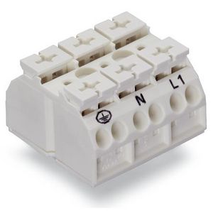 4-draads apparaataansluitklem PE-N-L1 862-9603 VVE=250
