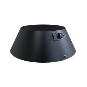 DW Ø125mm Stormkraag zwart