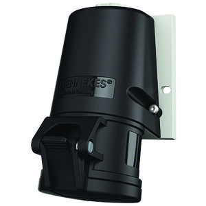 Wandcontactdoos 16A 4-polig  7H 500V IP44