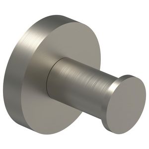Handdoekhaak groot geborsteld nickel