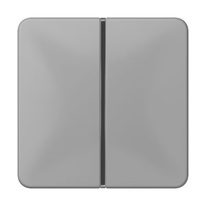 Tastafdekking 1-voudig compleet CD grijs KNX