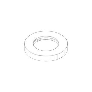 Rozet V&B-logo 60x35x9mm Mat Wit