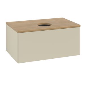 Wastafelonderkast Antao 800x360x500mm S.Grey Matt Lacquer K30011HJ