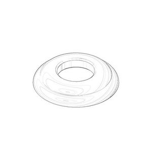 Rozet 55x10mm chr 092735001-00