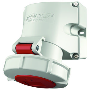 Wandcontactdoos 32A 4-polig  3H 400-440V IP67 materiaal AMELAN