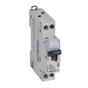 Installatieautomaat MCB DX³ 1-polig + Nul B-karakteristiek 16A 4500A VVE=10