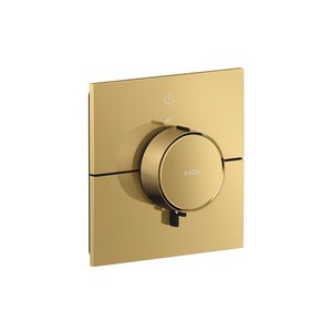 Thermafbouwdeel 1F square Polished Gold Optic ShowerSelect ID
