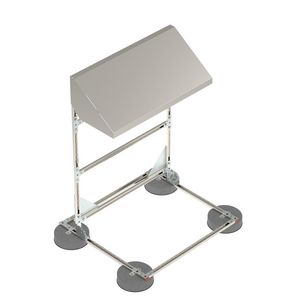 Vrijstaande shelter 1 meter breed 1084x750x1621 Staal bandve