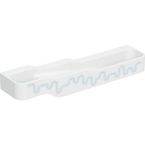 Kinder wastafel Bambini zonder kraangaten aflopend R B180 Blauw belijning