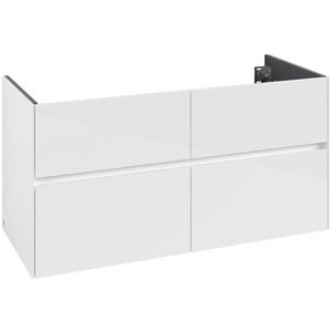 Wastafelonderkast Collaro 1196x603x498mm Glossy White C14000DH