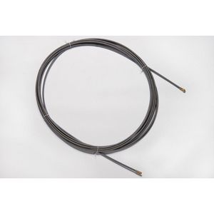 Trekveer blank stalen ø5,2mm met binnenkabel 10mtr. 1x kogelkop