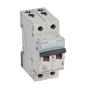 Installatieautomaat MCB TX3 2-polig C-karakteristiek 63A 6000A