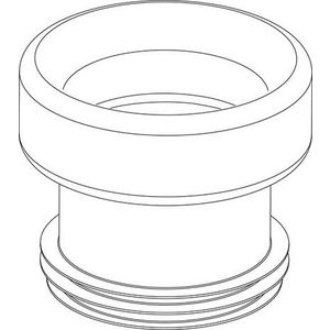 Closetafvoersok no.6 110mm wit