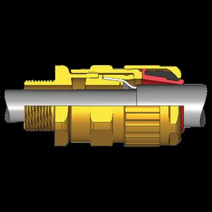 Kabelwartel messing omkeerbare armeringklem M20-A