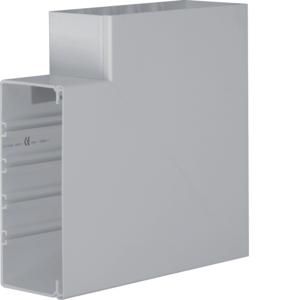 Vlakke hoek voor goot 99x230mm FB grijs