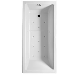 Whirlpool Lusso Plus Rihopool 170x80cm systeem AIR rechts hoogglans wit