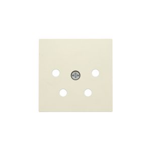 Afwerkingsset 4-polig inbouwcontactdoos PTT cream