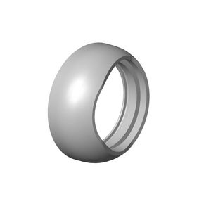 Kapje 35,7x13mm chr 092830043-00