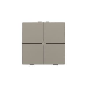 4-voudig drukknop Home Control bronze