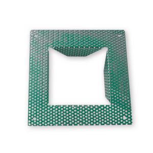 Stucplaat voor wand inbouwarmatuur 135x135mm