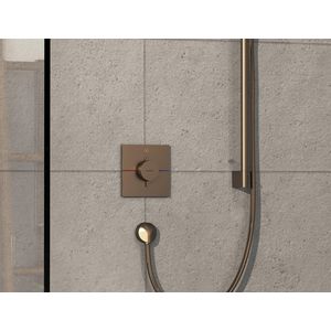 ShowerSelect Comfort E thermostaat afbouwdeel tbv inbouw voor 1 functie Brushed Bronze
