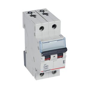 Installatieautomaat MCB TX3 2-polig D-karakteristiek 40A 6000A