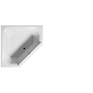 Hoekbad Austin 145x145cm plug & play hoogglans wit incl. badpoten + ombouw