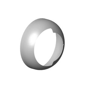 Kapje 46x18mm Champagne (22kt Goud)