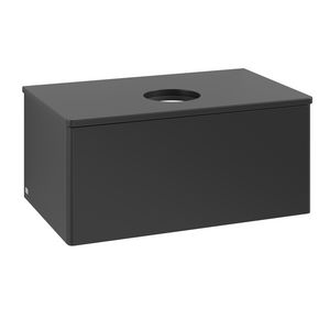 Wastafelonderkast Antao 800x360x500mm Black Matt Lacquer K30010PD