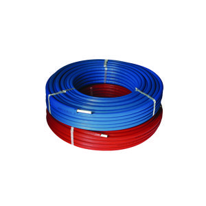 Rol a 50mtr. meerlagenbuis STANDARD alupex 16x2mm ISO13 13mm isolatie blauw