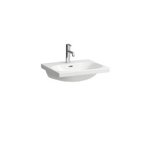 Wastafel LUA 55x46cm -kraangat -over voor H403522112 wit