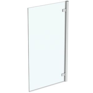 Badscherm/badklapwand I.LIFE 815x1500mm scharnieren rechts zilver