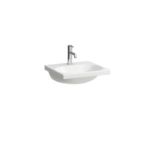 Wastafel LUA 50x46cm +kraangat -over voor H403512112 wit