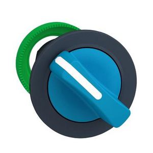 Kop voor keuzeschakelaar 2 pos Blauw Blijft in stand