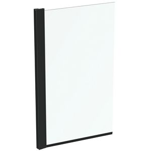 connect 2 badscherm 80cm rechte hoek silk black T9923V3