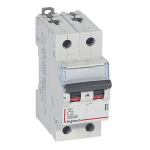 Installatieautomaat MCB DX³ 2-polig C-karakteristiek 2A 10000A