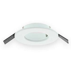 Inbouwarmatuur rond 1voudig 80mm Verona wit