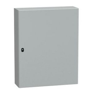 Kast Volle deur 1000x800x250mm IP66 IK10 RAL70 Spacial S3D