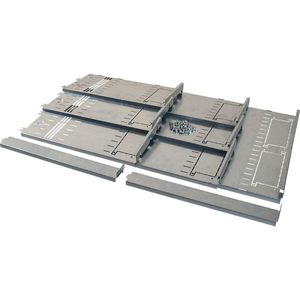 Modulaire scheidingswand breedte = 400mm IP20 gegalvaniseerd