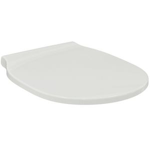 Connect Air closetzitting met deksel wit RVS scharnier