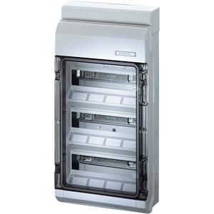 au. beh. KV IP65 36 modul 3x12 Invoer M20/25/32 N+PE klem